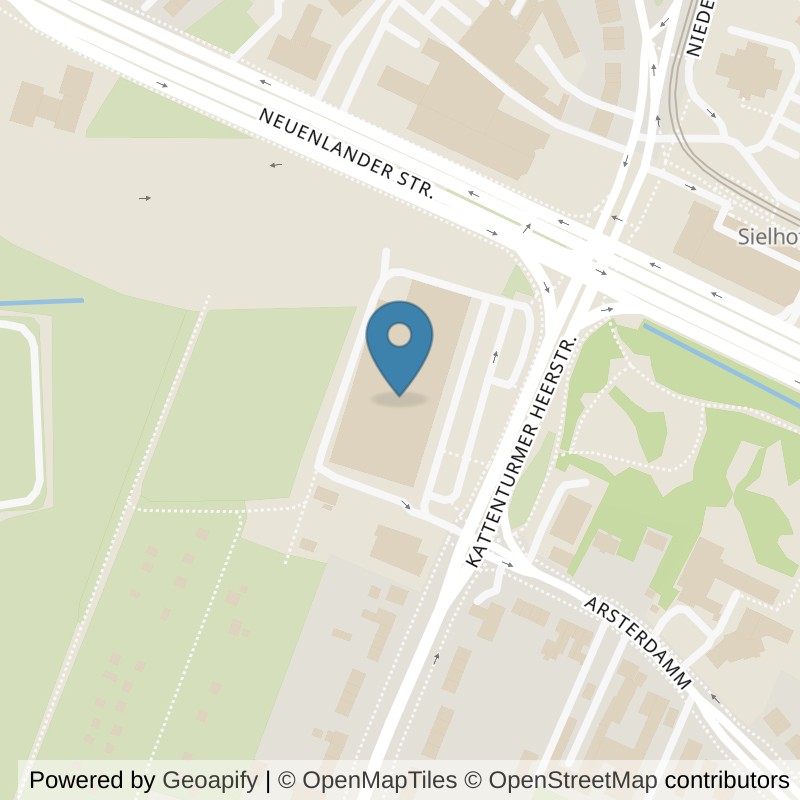 Map: location of McFIT Bremen-Kattenturm in Bremen