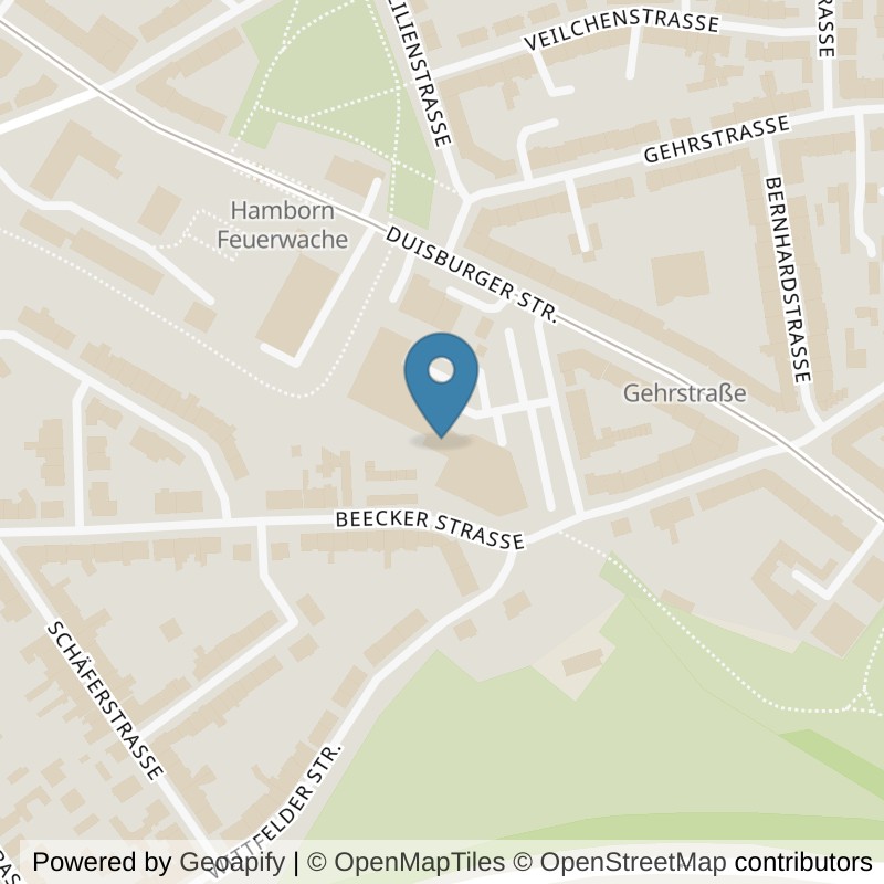 Map: location of McFIT Duisburg-Hamborn in Duisburg