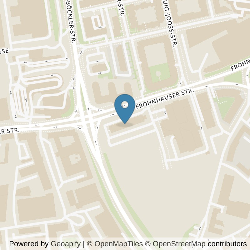 Map: location of McFIT Essen-Westviertel in Essen