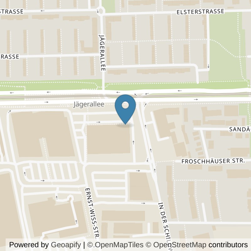 Map: location of McFIT Frankfurt-Griesheim in Frankfurt am Main