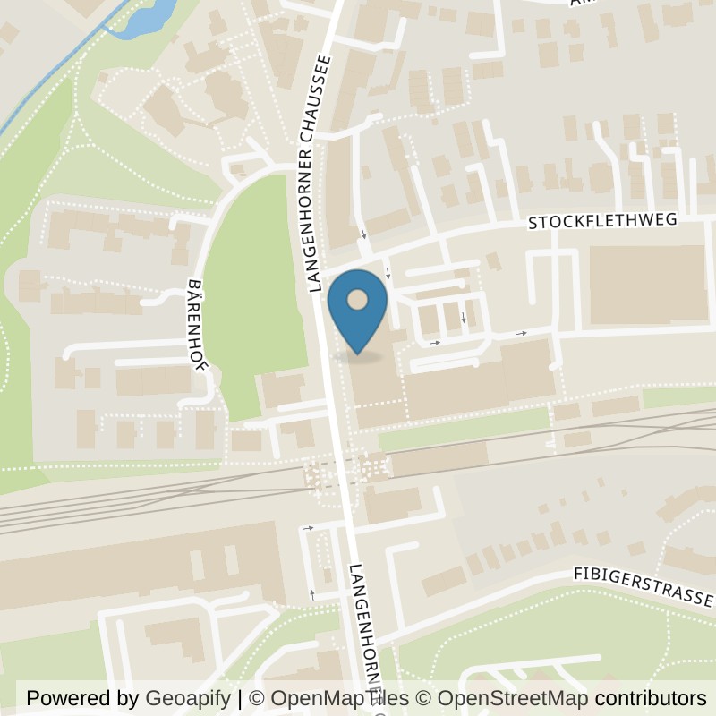 Map: location of McFIT Hamburg-Langenhorn in Hamburg