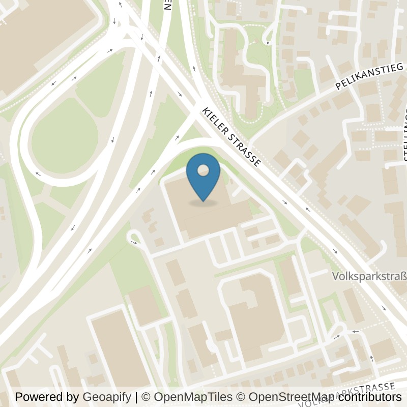 Map: location of McFIT Hamburg-Stellingen in Hamburg