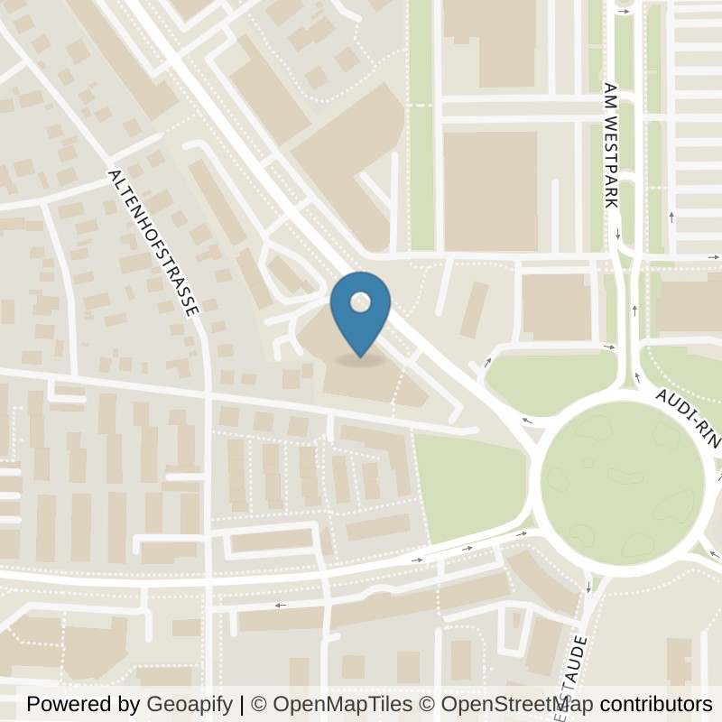 Map: location of McFIT Ingolstadt in Ingolstadt
