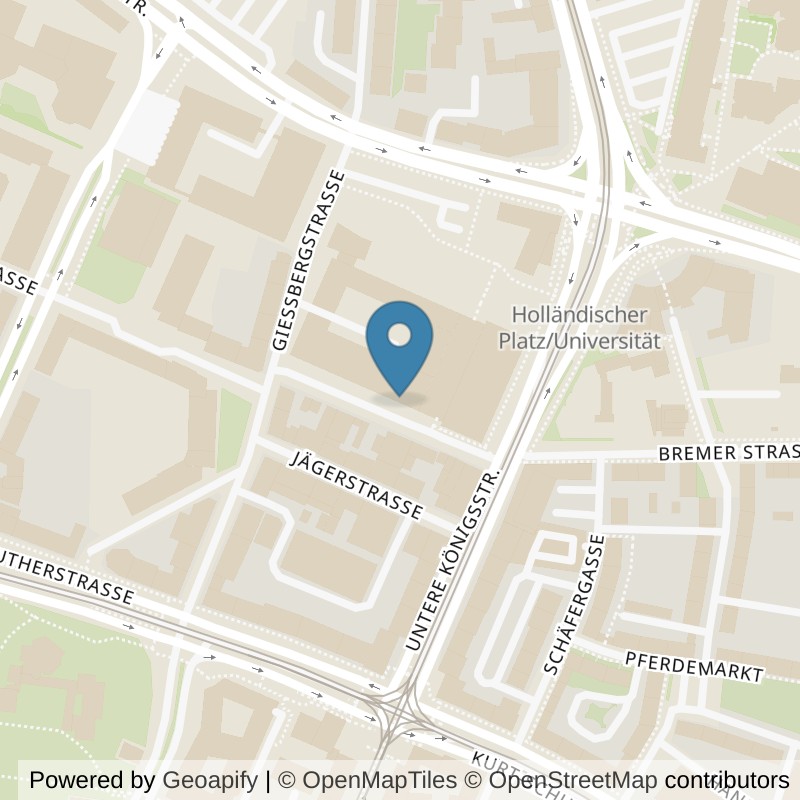 Map: location of McFIT Kassel-Nord in Kassel