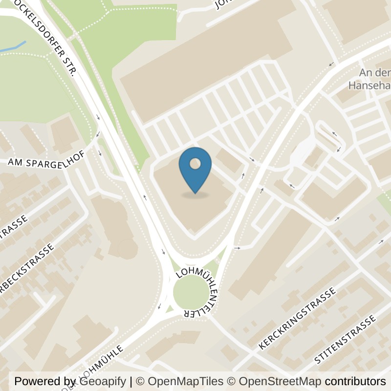 Map: location of McFIT Lübeck in Lübeck