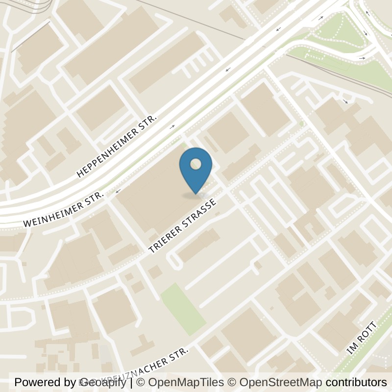 Map: location of McFIT Mannheim-Käfertal in Mannheim