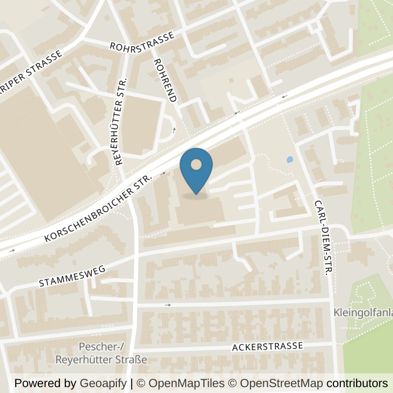 Map: location of McFIT Mönchengladbach-Pesch in Mönchengladbach