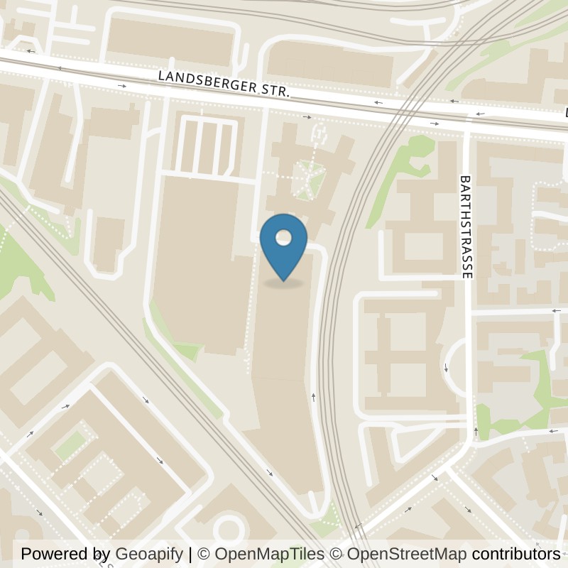 Map: location of McFIT München-Laim in München