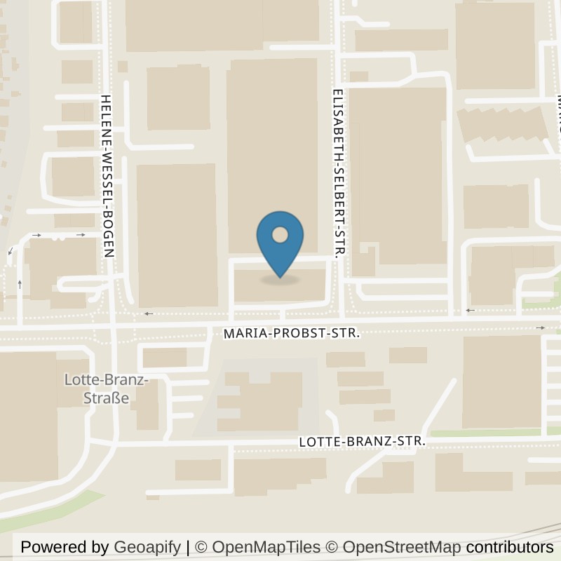 Map: location of McFIT München-Schwabing in München