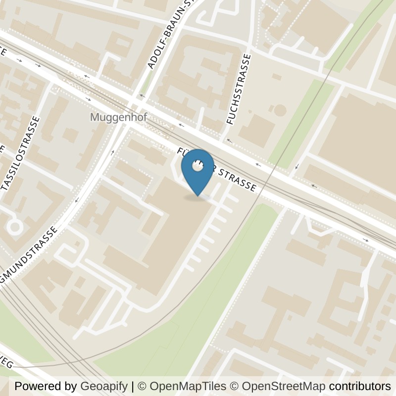 Map: location of McFIT Nürnberg-Doos in Nürnberg
