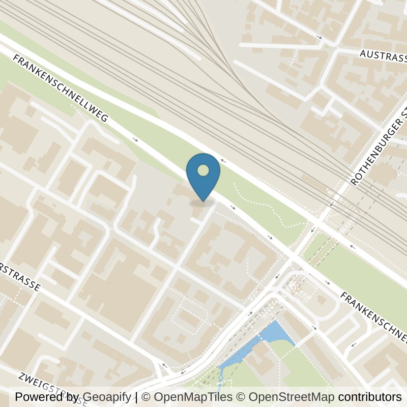 Map: location of McFIT Nürnberg-Gostenhof in Nürnberg