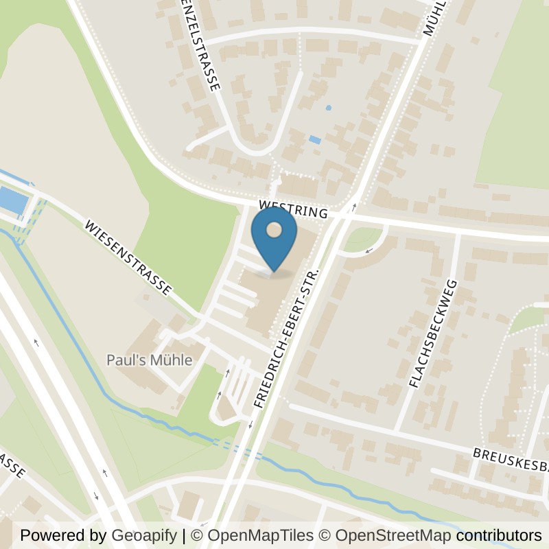 Map: location of McFIT Recklinghausen in Recklinghausen