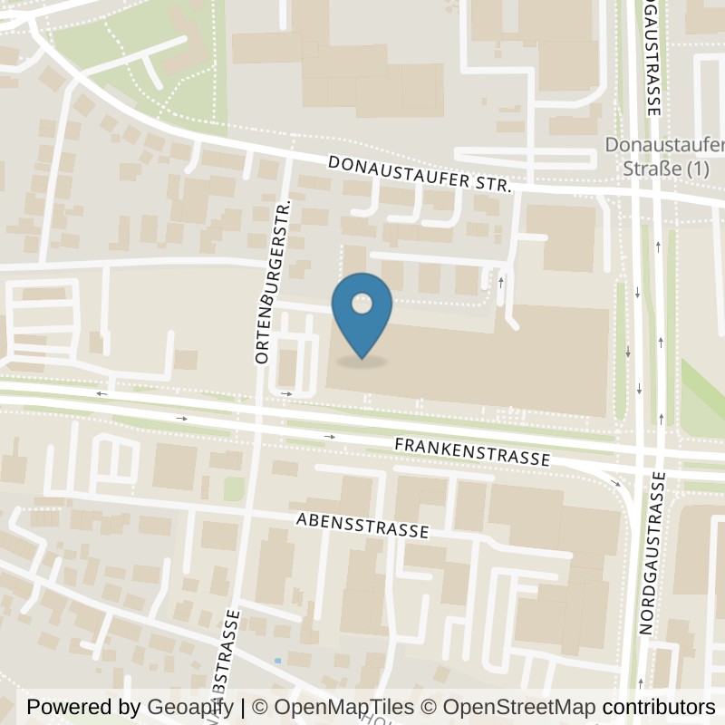 Map: location of McFIT Regensburg-Reinhausen in Regensburg