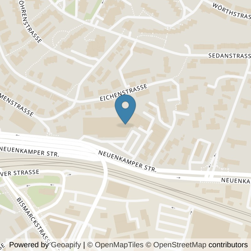 Map: location of McFIT Remscheid in Remscheid