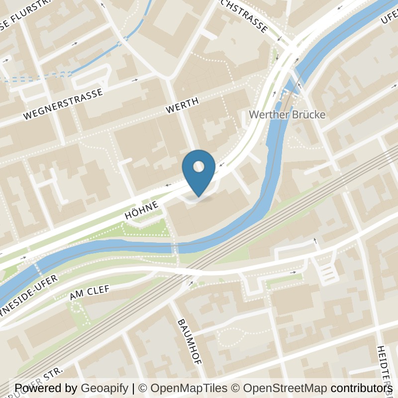 Map: location of McFIT Wuppertal-Barmen in Wuppertal