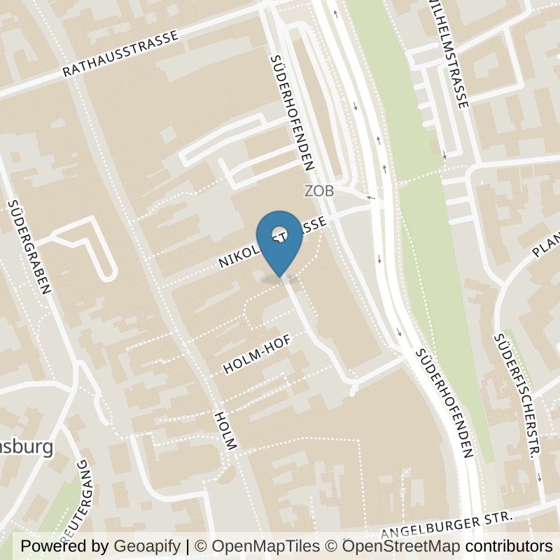 Map: location of McFIT Flensburg in Flensburg