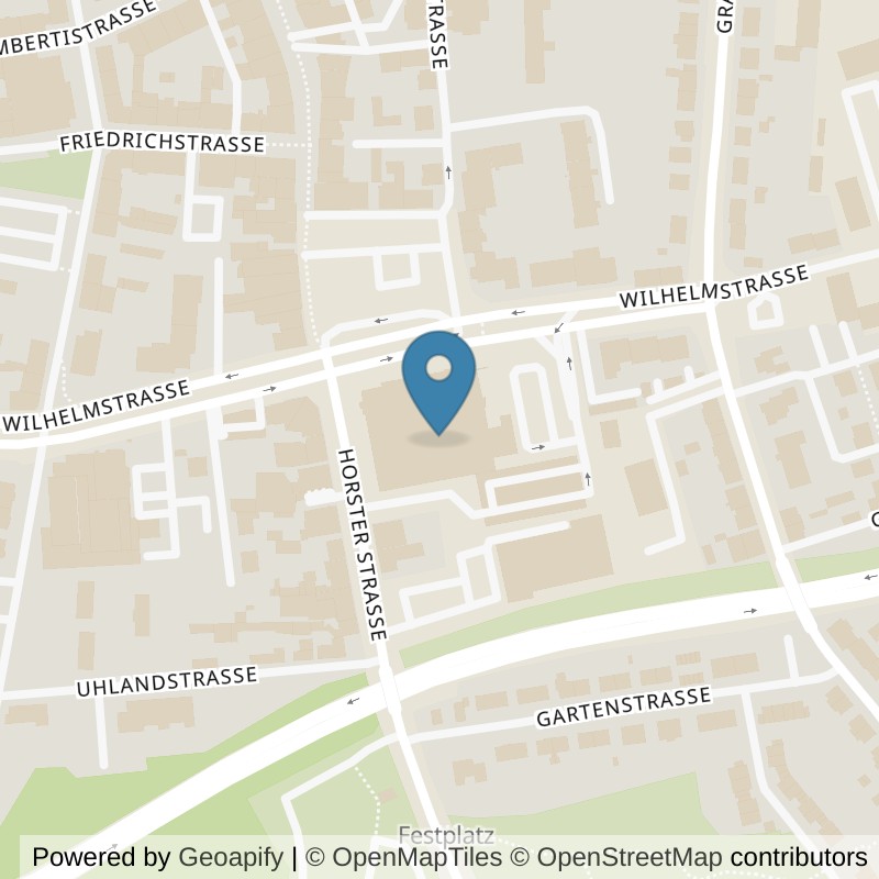Map: location of McFIT Gladbeck in Gladbeck