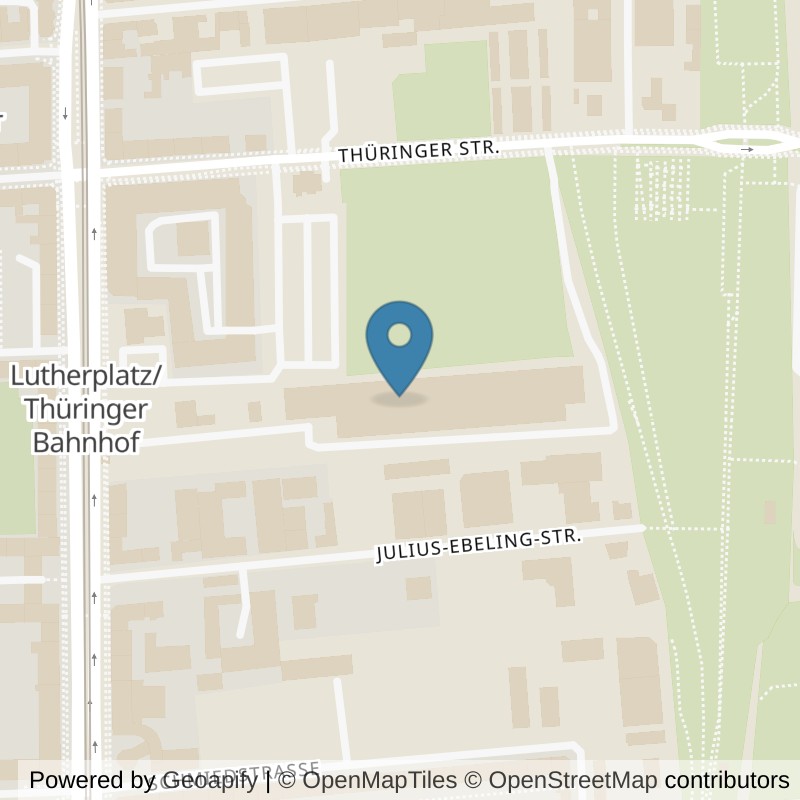 Map: location of McFIT Halle in Halle