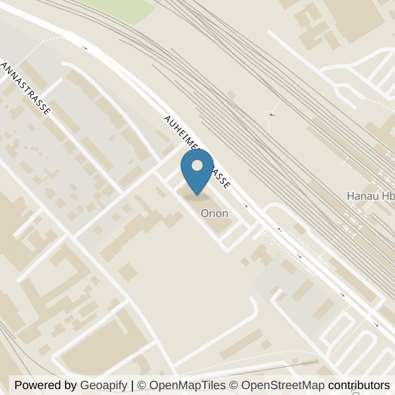 Map: location of McFIT Hanau in Hanau