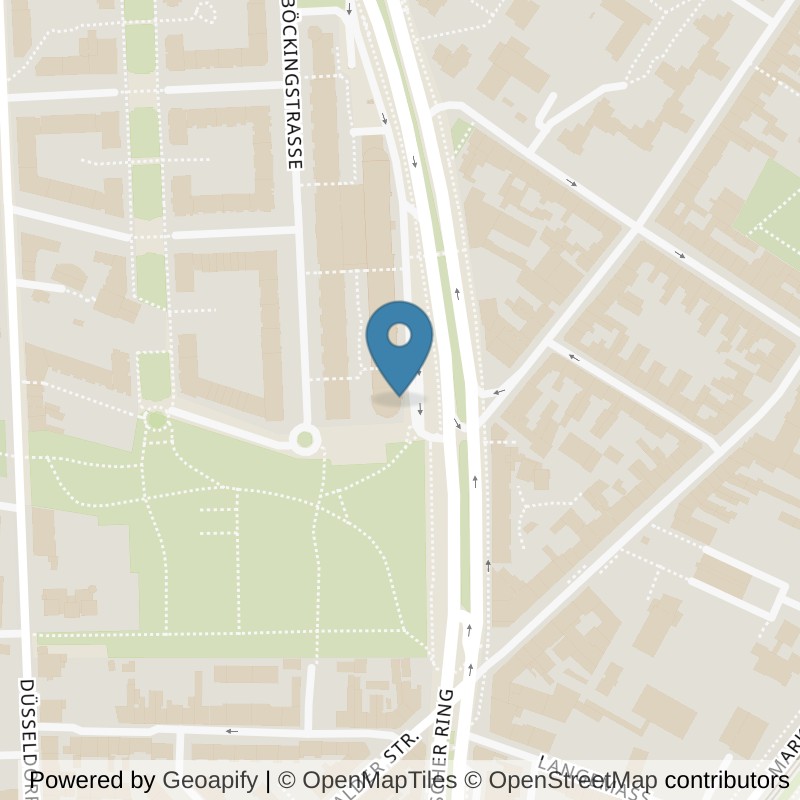 Map: location of McFIT Köln-Mülheim in Köln