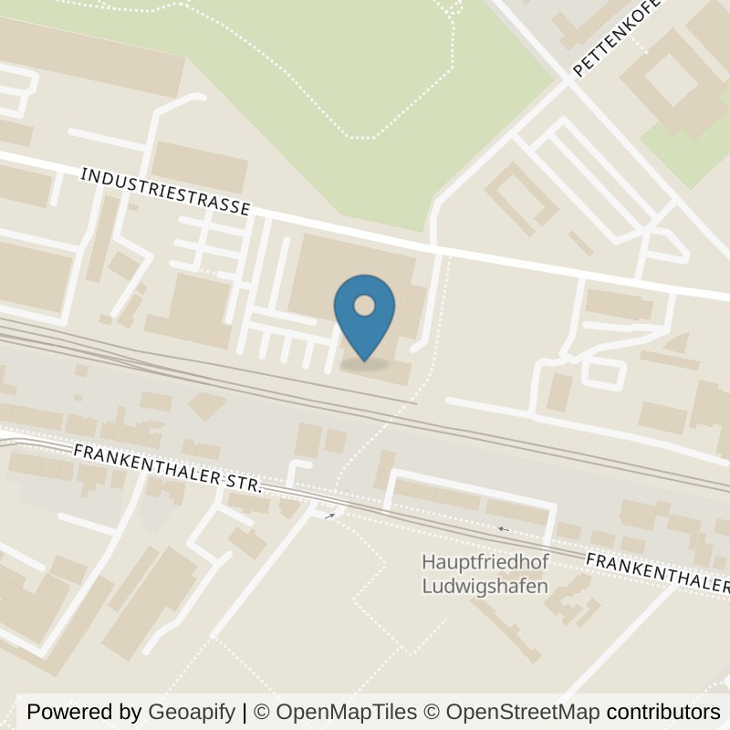 Map: location of McFIT Ludwigshafen in Ludwigshafen
