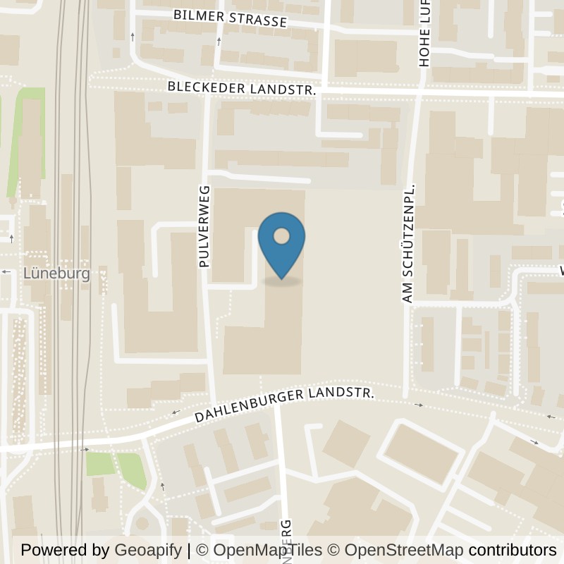 Map: location of McFIT Lüneburg in Lüneburg
