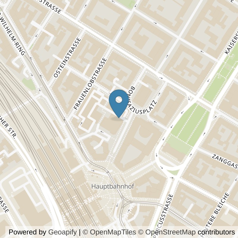 Map: location of McFIT Mainz-Neustadt in Mainz