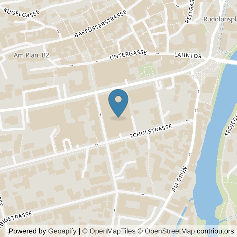 Map: location of McFIT Marburg in Marburg