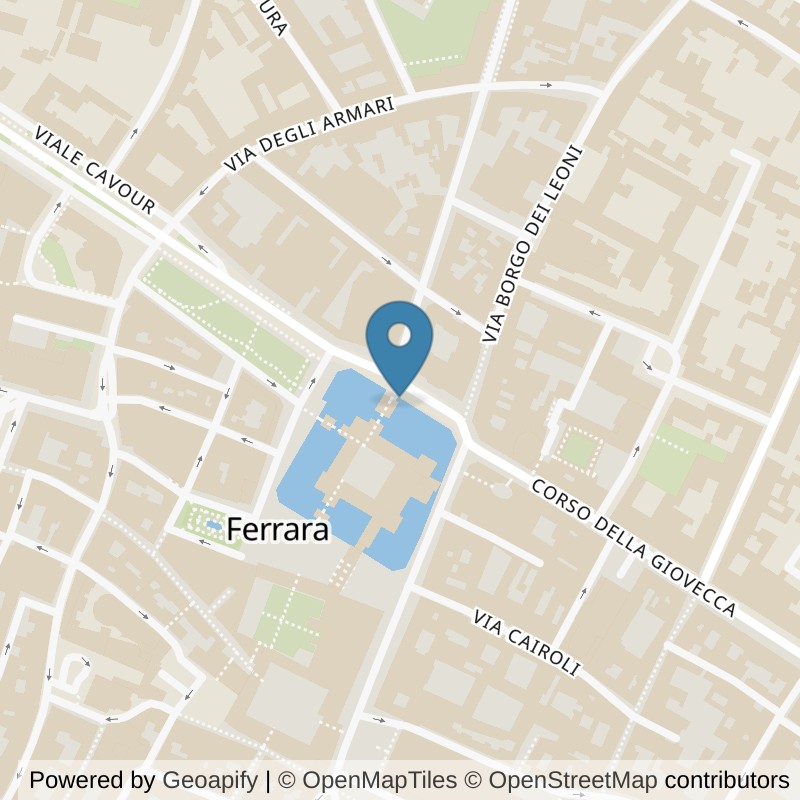 Map: location of McFIT Ferrara in Ferrara