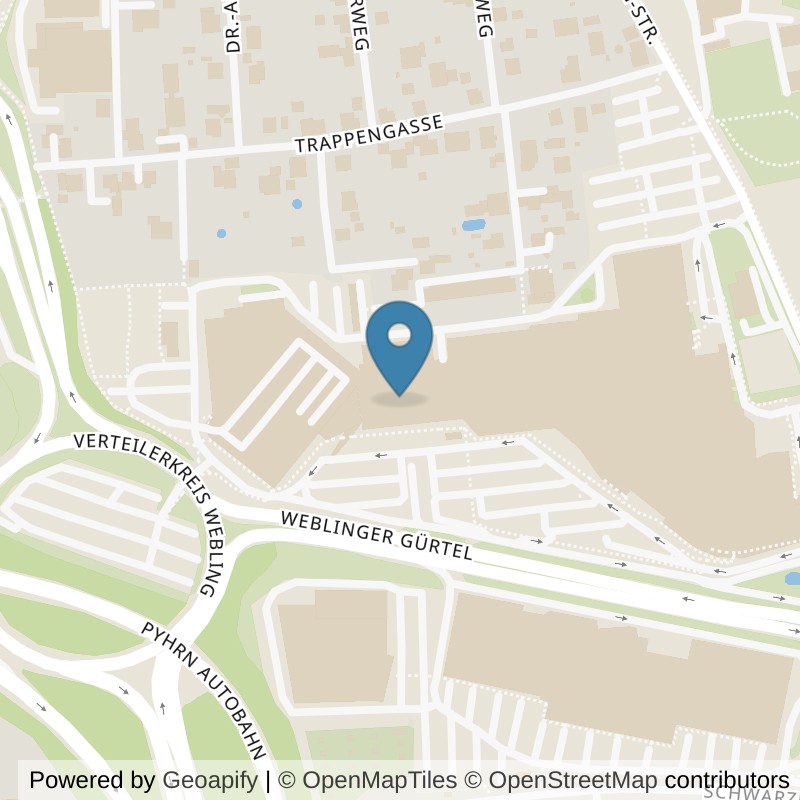 Map: location of McFIT Graz-Center West in Graz