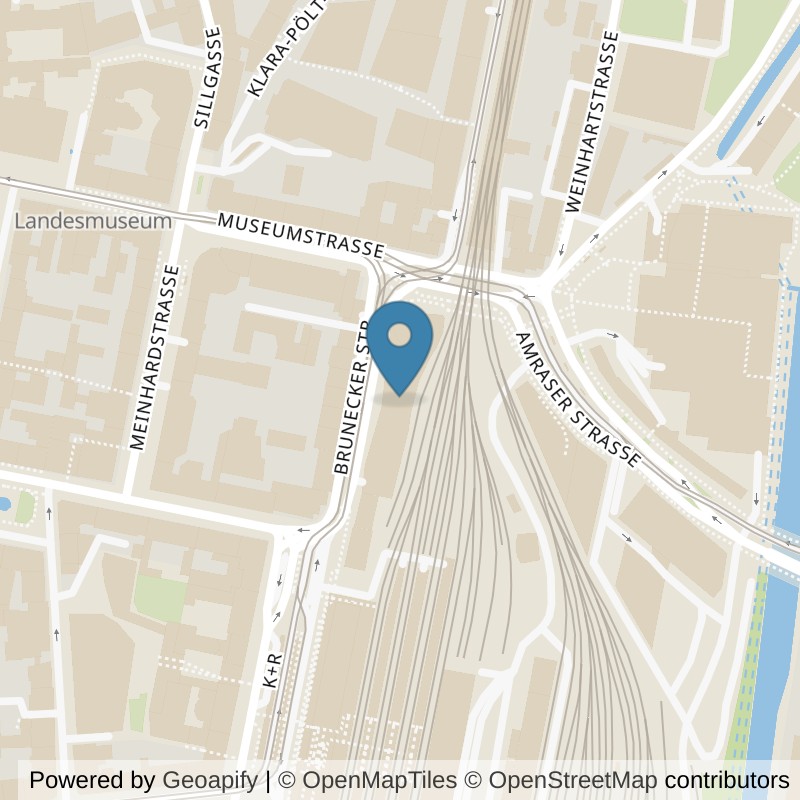 Map: location of McFIT Innsbruck in Innsbruck