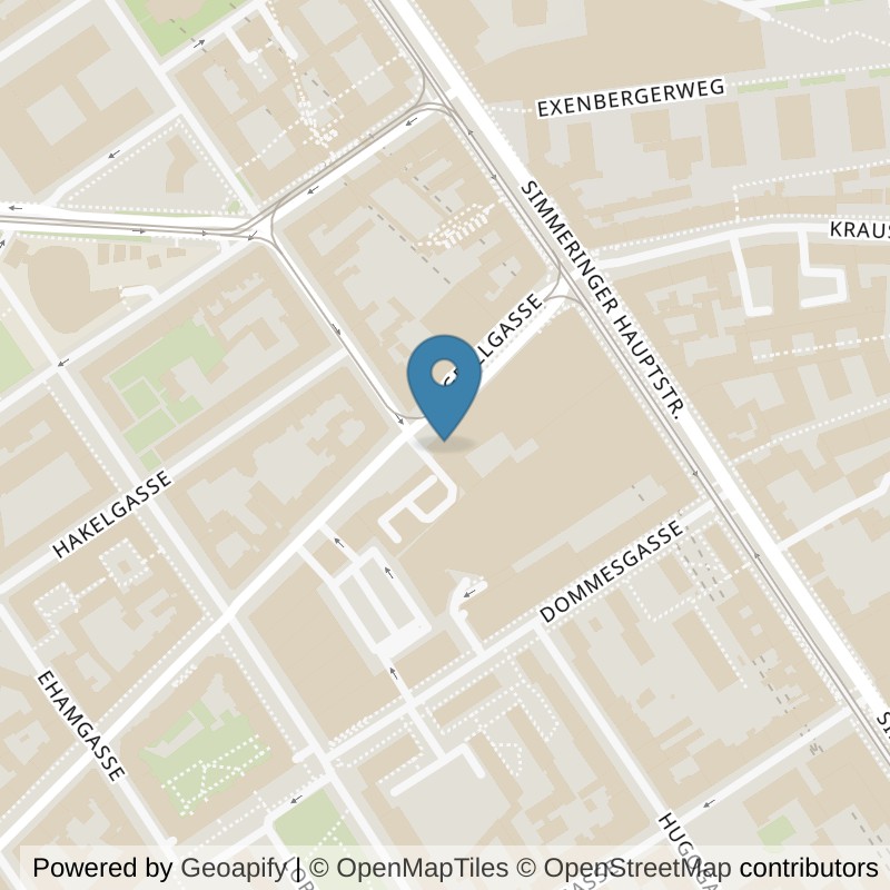 Map: location of McFIT Wien-Simmering in Wien