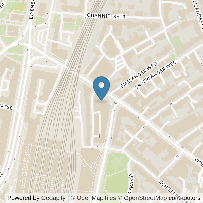 Map: location of McFIT Münster in Münster