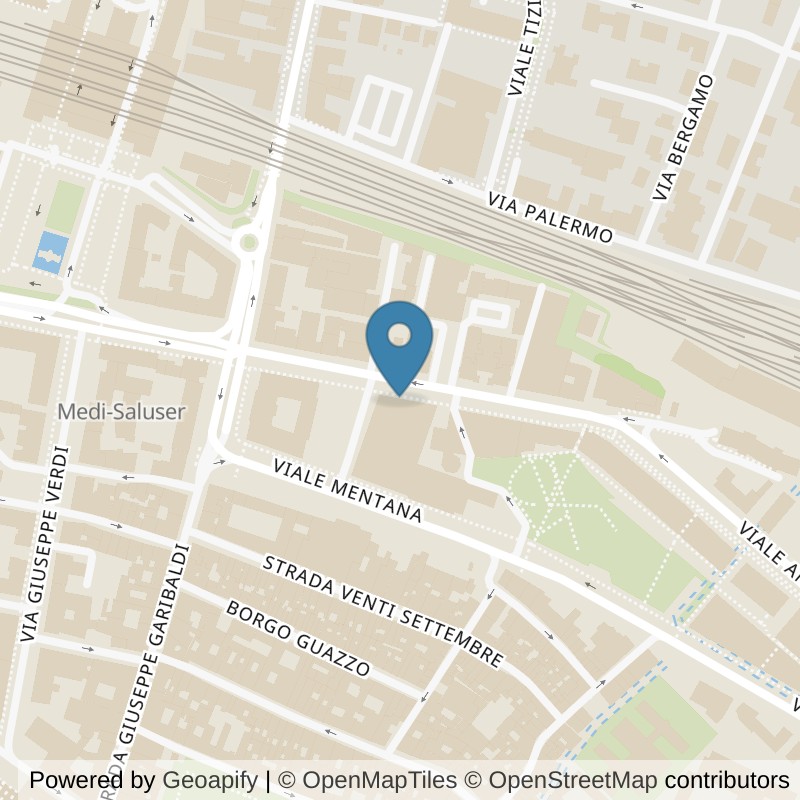 Map: location of McFIT Parma in Parma