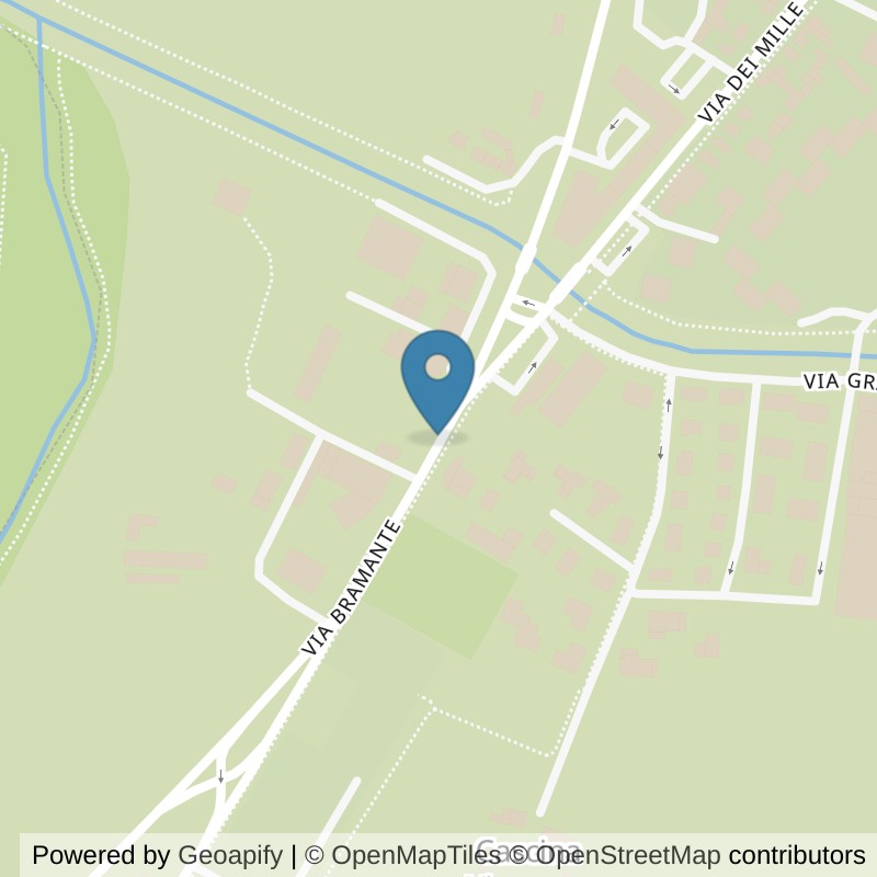 Map: location of McFIT Pavia in Pavia