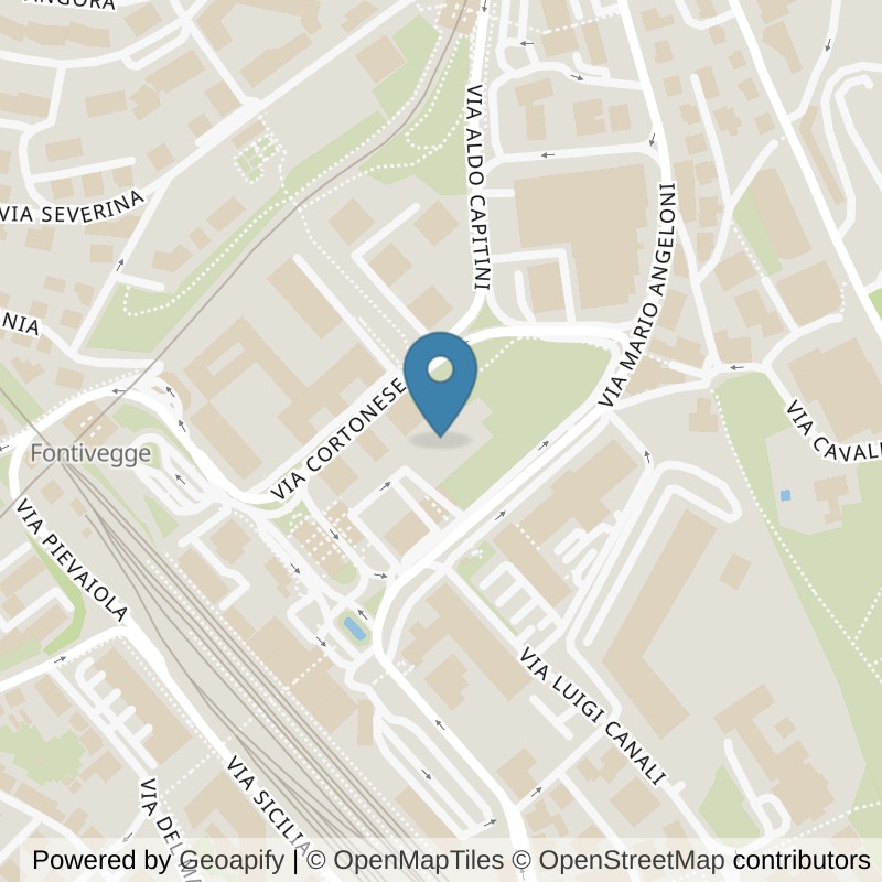 Map: location of McFIT Perugia in Perugia