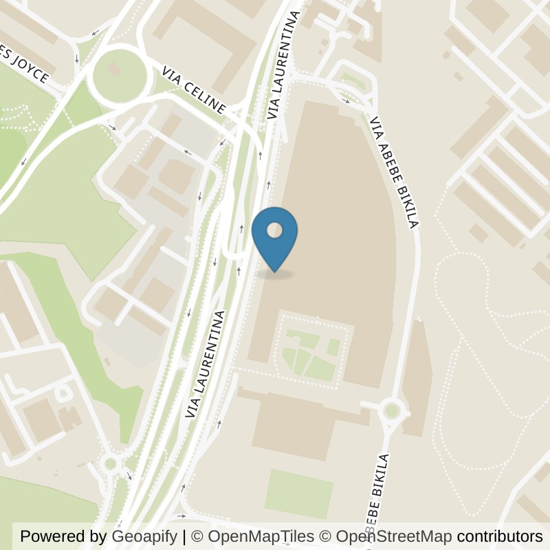 Map: location of McFIT Roma Laurentina in Roma