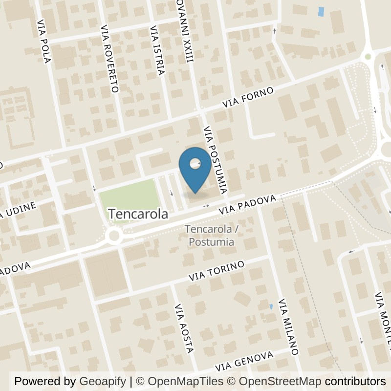 Map: location of McFIT Tencarola Selvazzano Dentro in Selvazzano Dentro