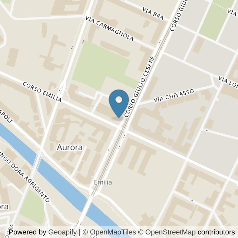 Map: location of McFIT Torino Aurora in Torino