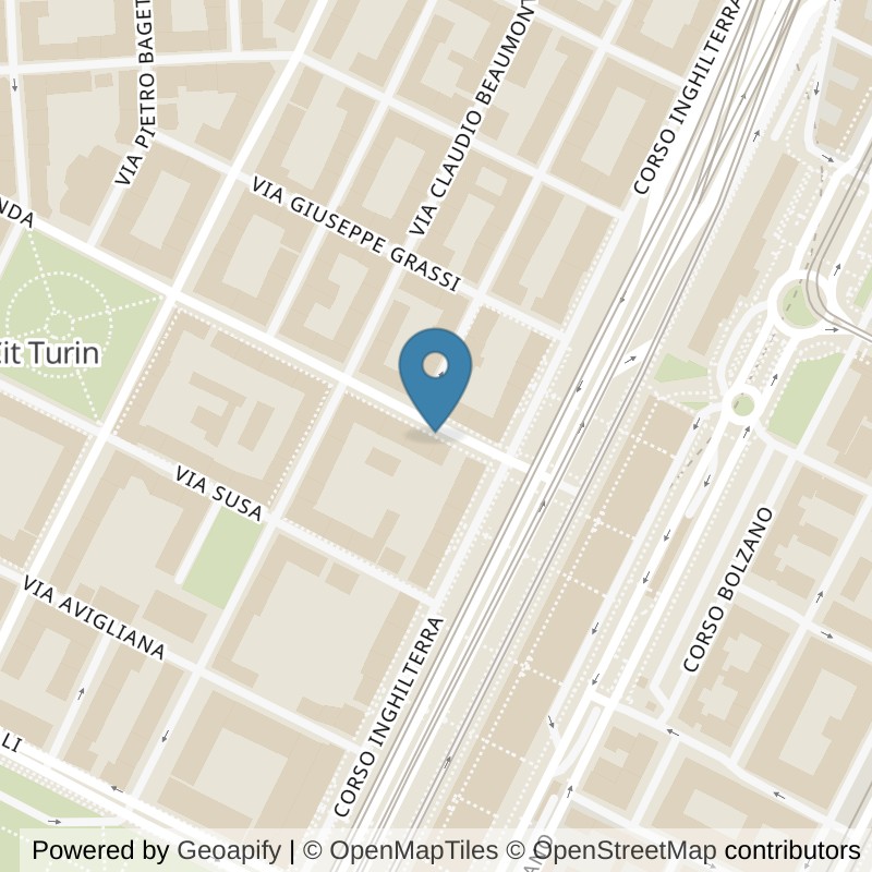 Map: location of McFIT Torino Duchessa in Torino