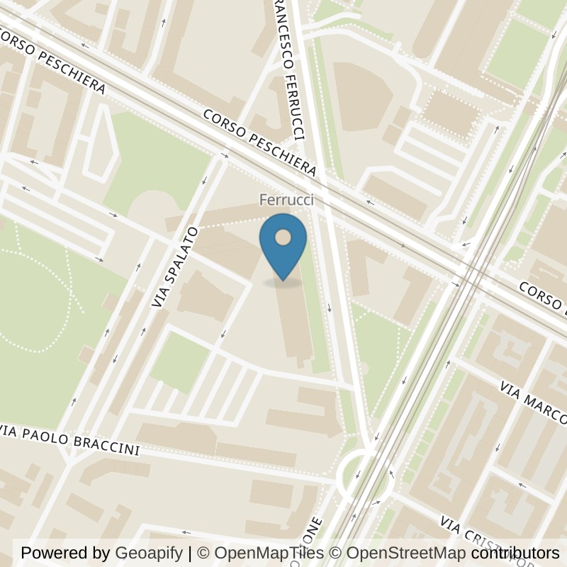 Map: location of McFIT Torino Politecnico in Torino
