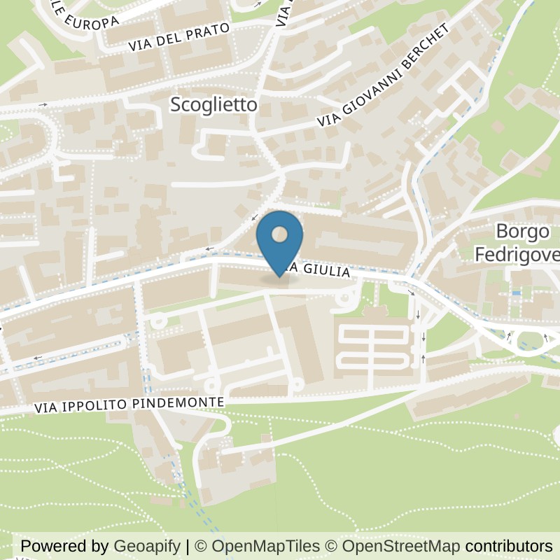Map: location of McFIT Trieste in Trieste