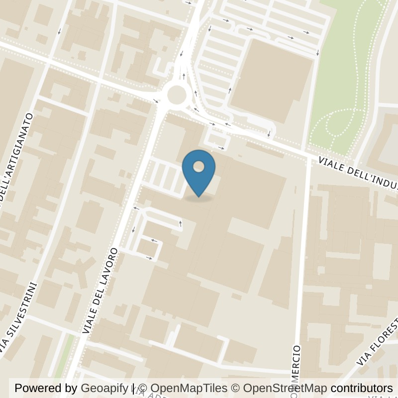 Map: location of McFIT Verona Fiera in Verona