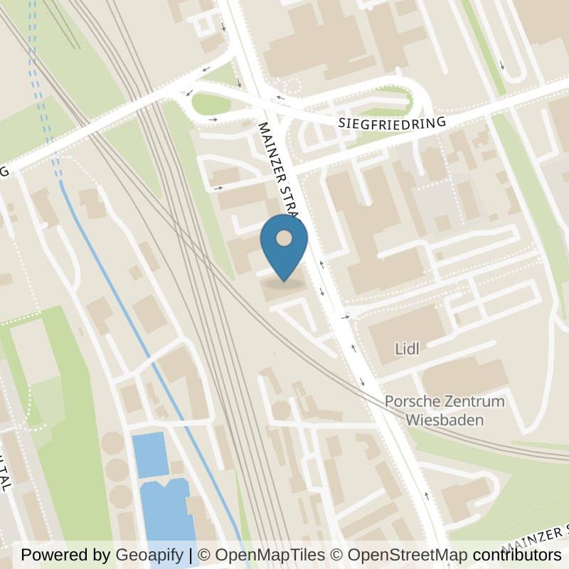 Map: location of McFIT Wiesbaden in Wiesbaden