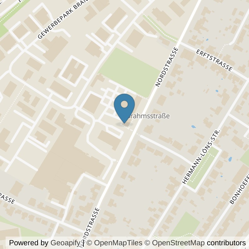 Map: location of MedAix Training Aachen Brand in Aachen