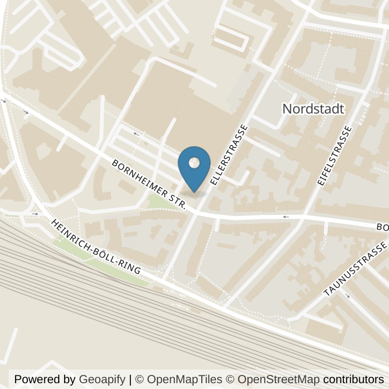Map: location of MedAix Training Bonn Nordstadt in Bonn