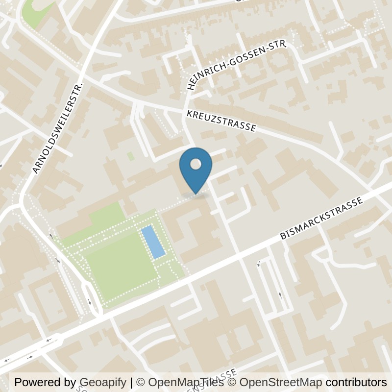 Map: location of MedAix Training Düren in Düren