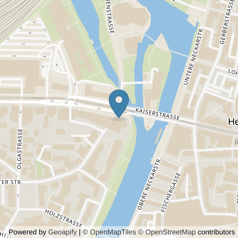 Map: location of MedAix Training Heilbronn in Heilbronn