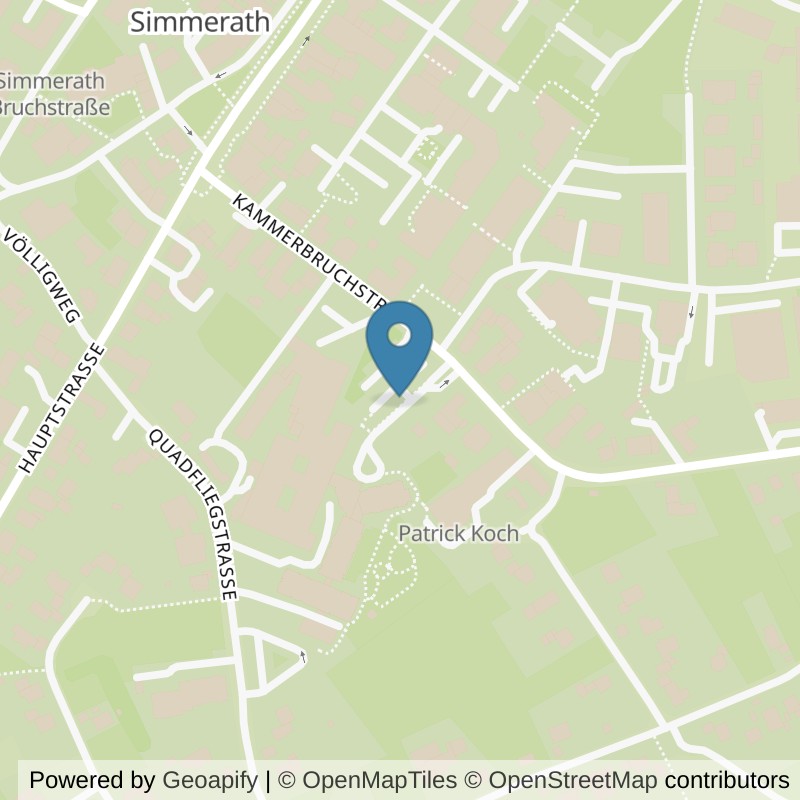 Map: location of MedAix Training Simmerath Eifelklinik in Simmerath Simmerath