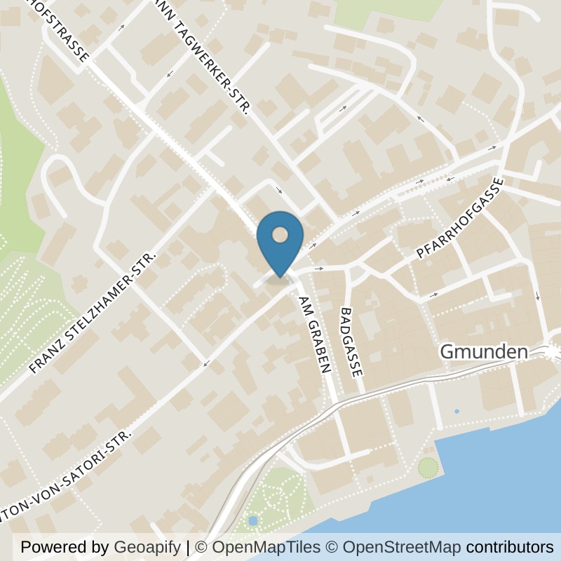 Map: location of Mein Training Gmunden in Gmunden